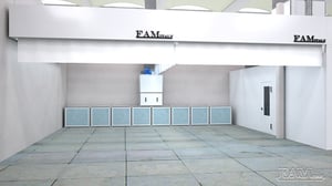 Lakkboks og lakkeringskabin for skade og lakk - Paintbox Pro