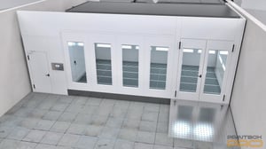 Lakkboks og lakkeringskabin for skade og lakk - Paintbox Pro (5)