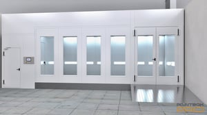 Lakkboks og lakkeringskabin for skade og lakk - Paintbox Pro (6)