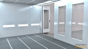 Lakkboks og lakkeringskabin for skade og lakk - Paintbox Pro (8)